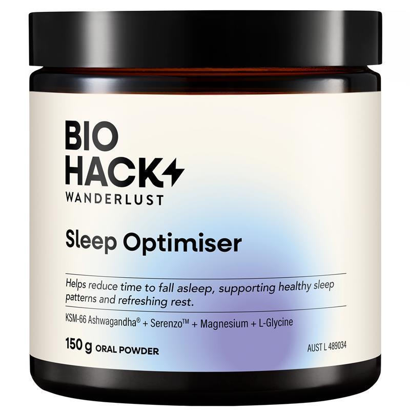 BioHack Wanderlust Sleep Optimiser 150g Powder