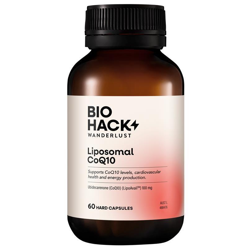 BioHack Wanderlust Liposomal CoQ10 60 Capsules
