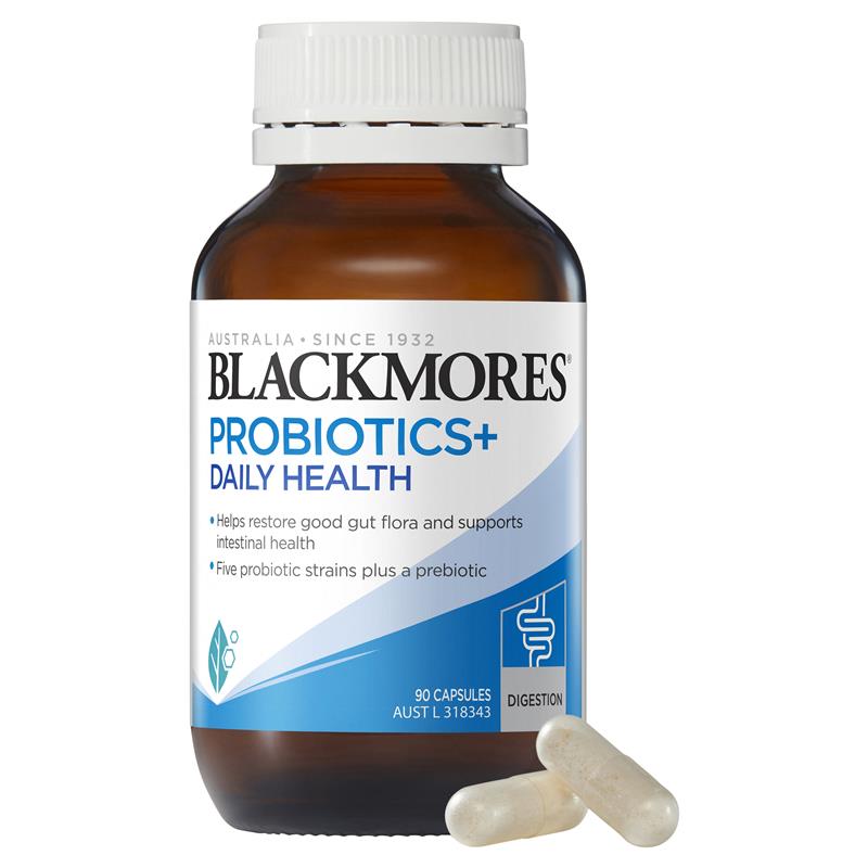 Blackmores Probiotics+ Daily Health Gut Health Vitamin x 90 Capsules