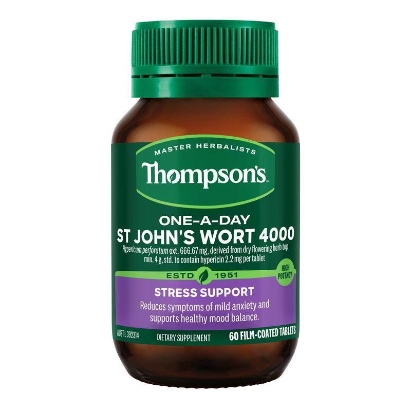 Thompson's One-A-Day St. John's Wort 4000mg 60 Tablets