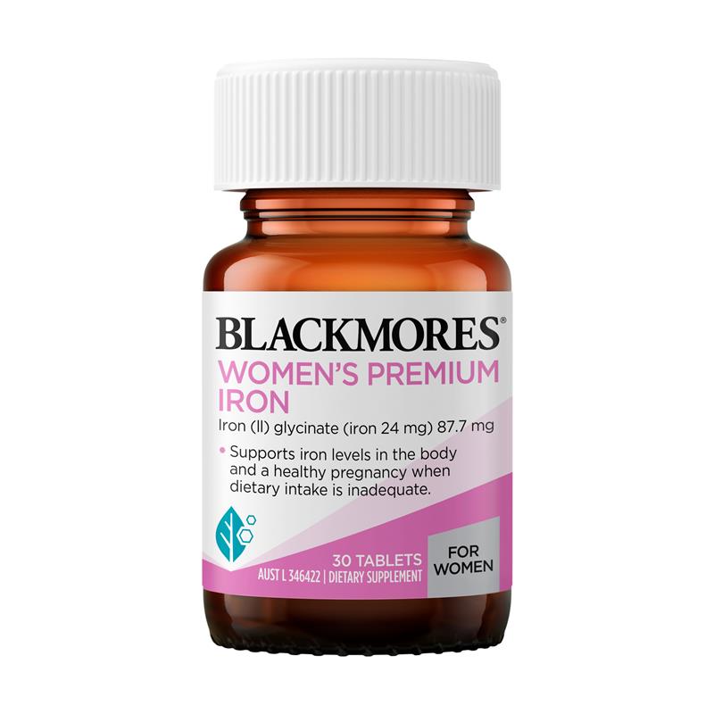 Blackmores Womens Premium Iron 30 Tablets