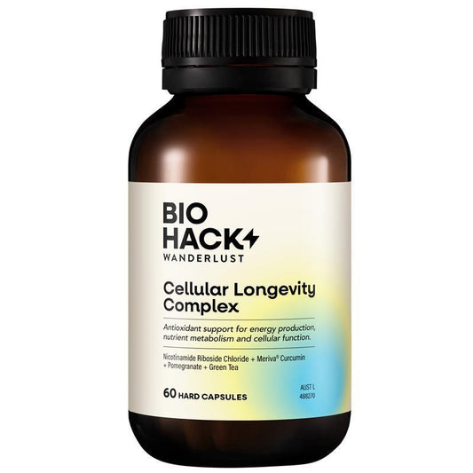 BioHack Wanderlust Cellular Longevity Complex 60 Capsules