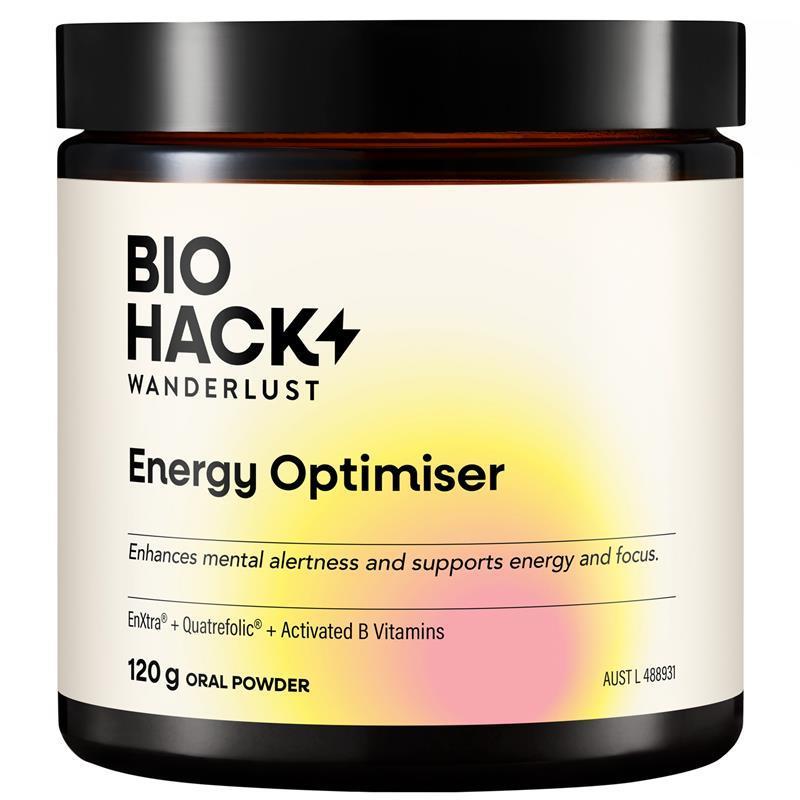 BioHack Wanderlust Energy Optimiser 120g Powder