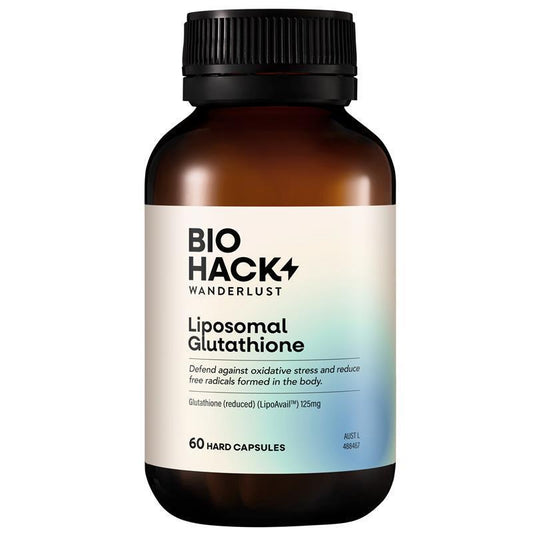 BioHack Wanderlust Liposomal Glutathione 60 Capsules