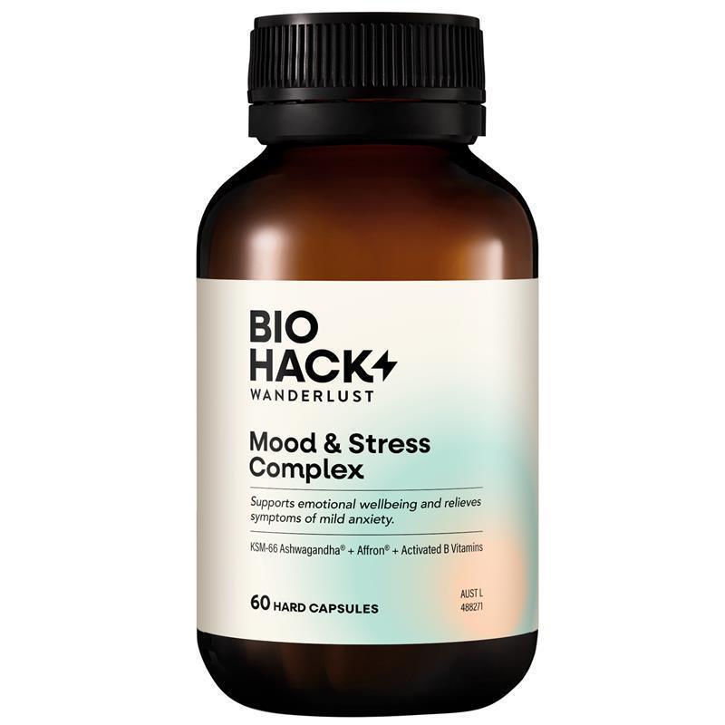 BioHack Wanderlust Mood & Stress Complex 60 Capsules
