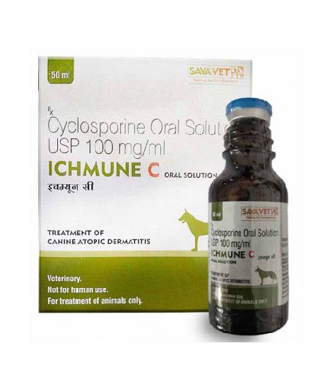 Ichmune C (Cyclosporin) 50ml (100mg/ml)