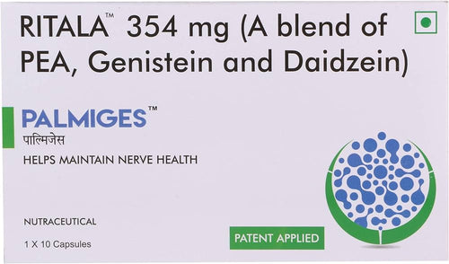 Palmiges 354mg (A blend of PEA, Genistein and Daidzein) x 30 Capsules