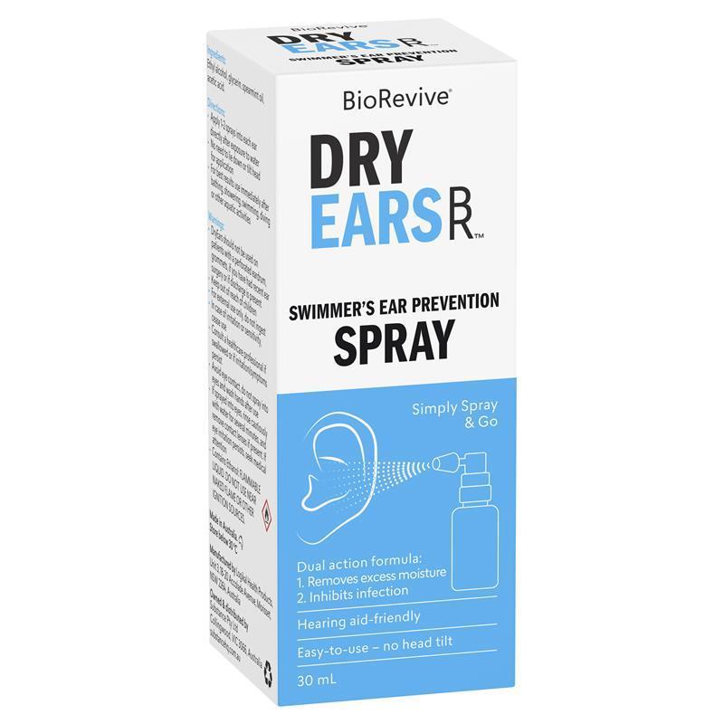BioRevive Dry Ears Swimmers Ear Prevention Spray 30ml
