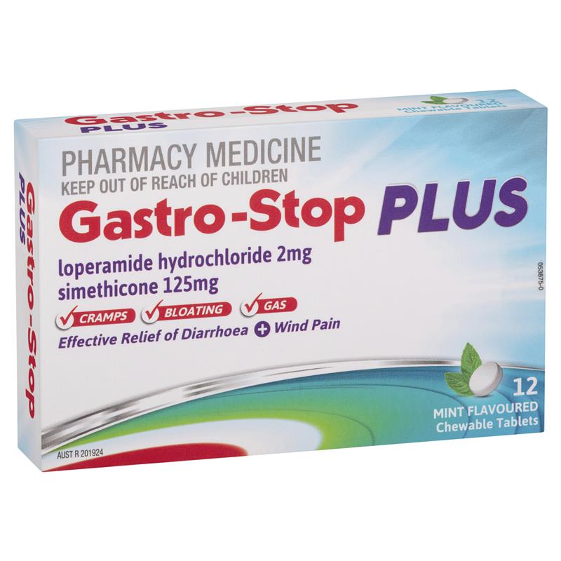 GastroStop Plus 12 Chewable Tablets