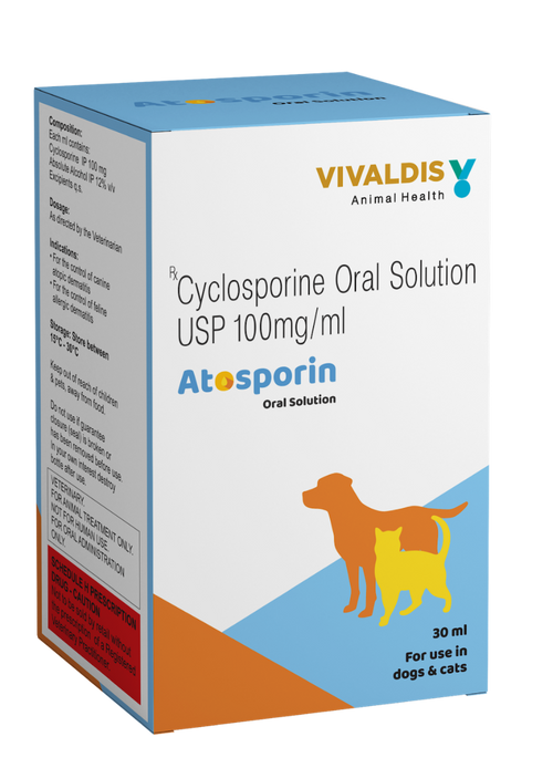 Atosporin (Cyclosporin) 30ml (100mg/ml)