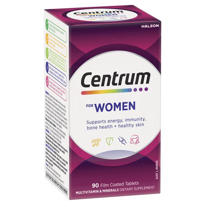 Centrum For Women 90 Tablets