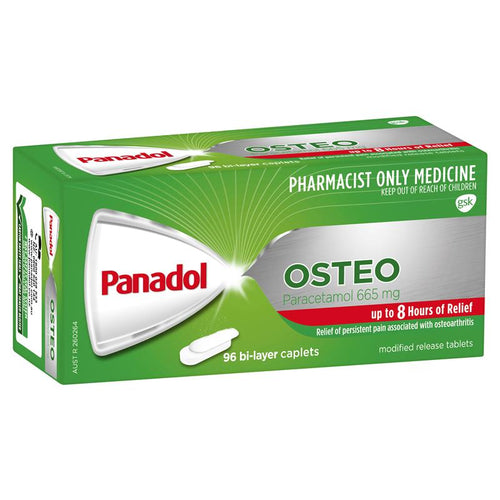 Panadol Osteo 665mg  96 Caplets 