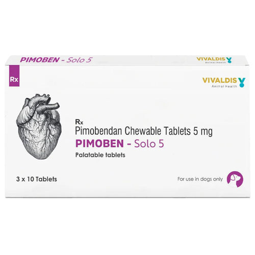 Pimoben Solo (Pimobendan) 5mg | 30 Tablets