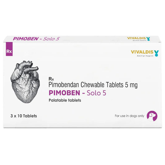 Pimoben Solo (Pimobendan) 5mg | 30 Tablets