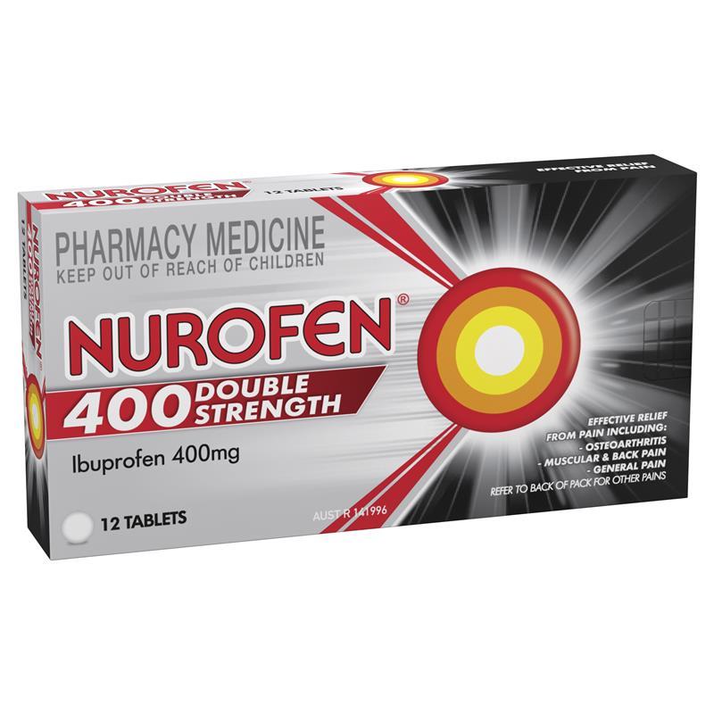 Nurofen (Ibuprofen) 400mg 12 Tablets