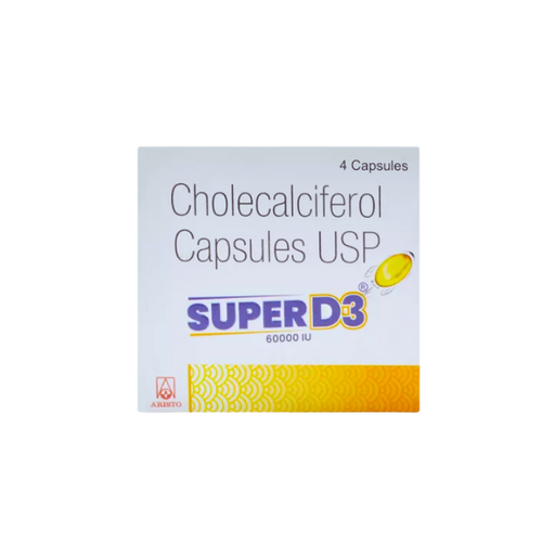 Super D3 High Strength Vitamin D 12 Capsules