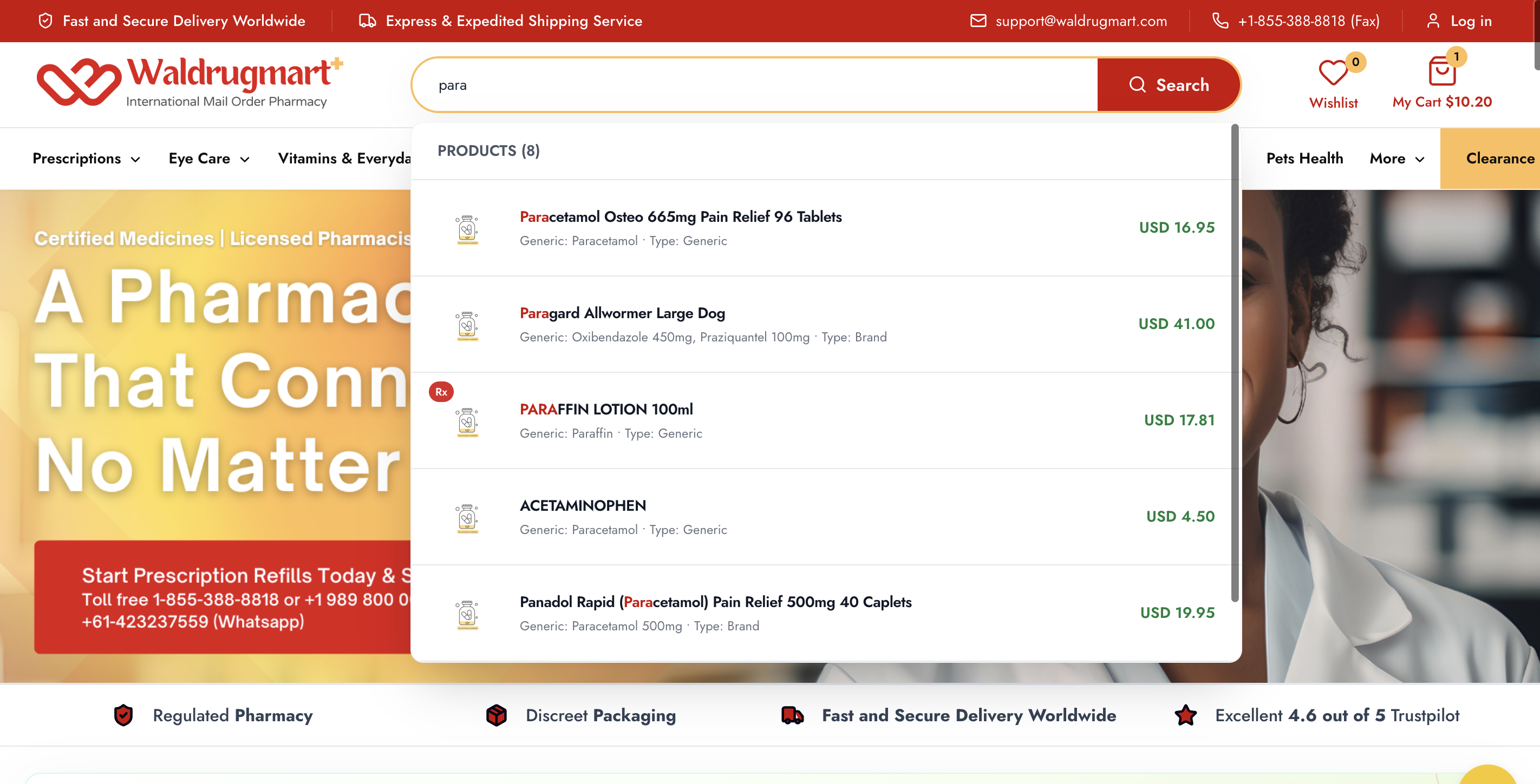 Search Product sample